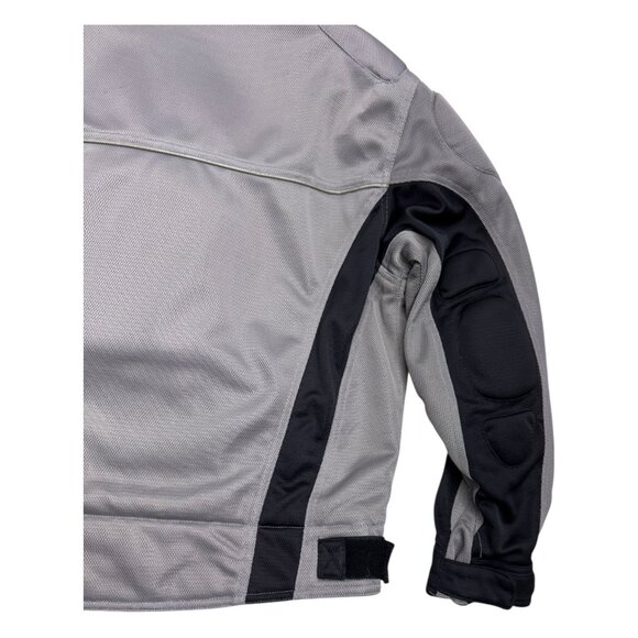 FIRST GEAR Mesh Textile Padded Protective Riding Motorcycle Jacket Mens Large - Picture 7 of 7